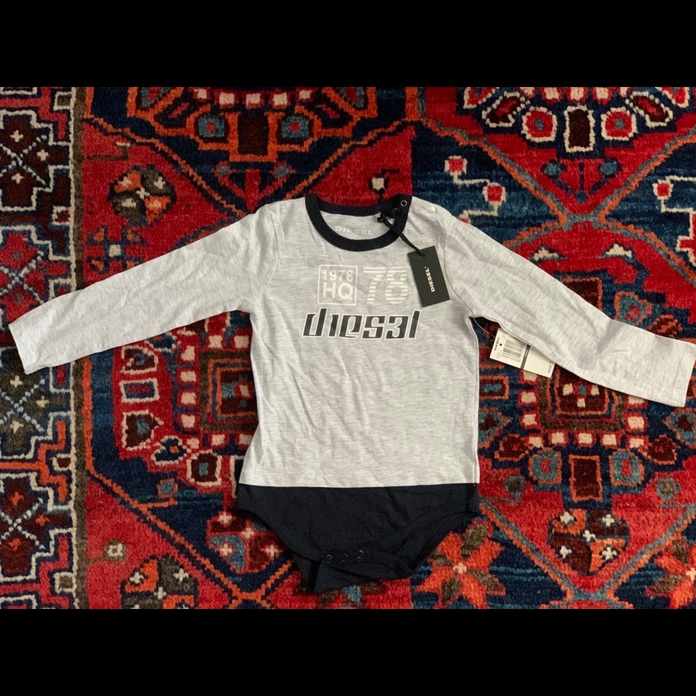 Diesel Long Sleeved Onesie